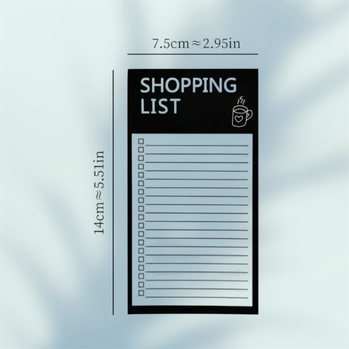 Magnetic Shopping List