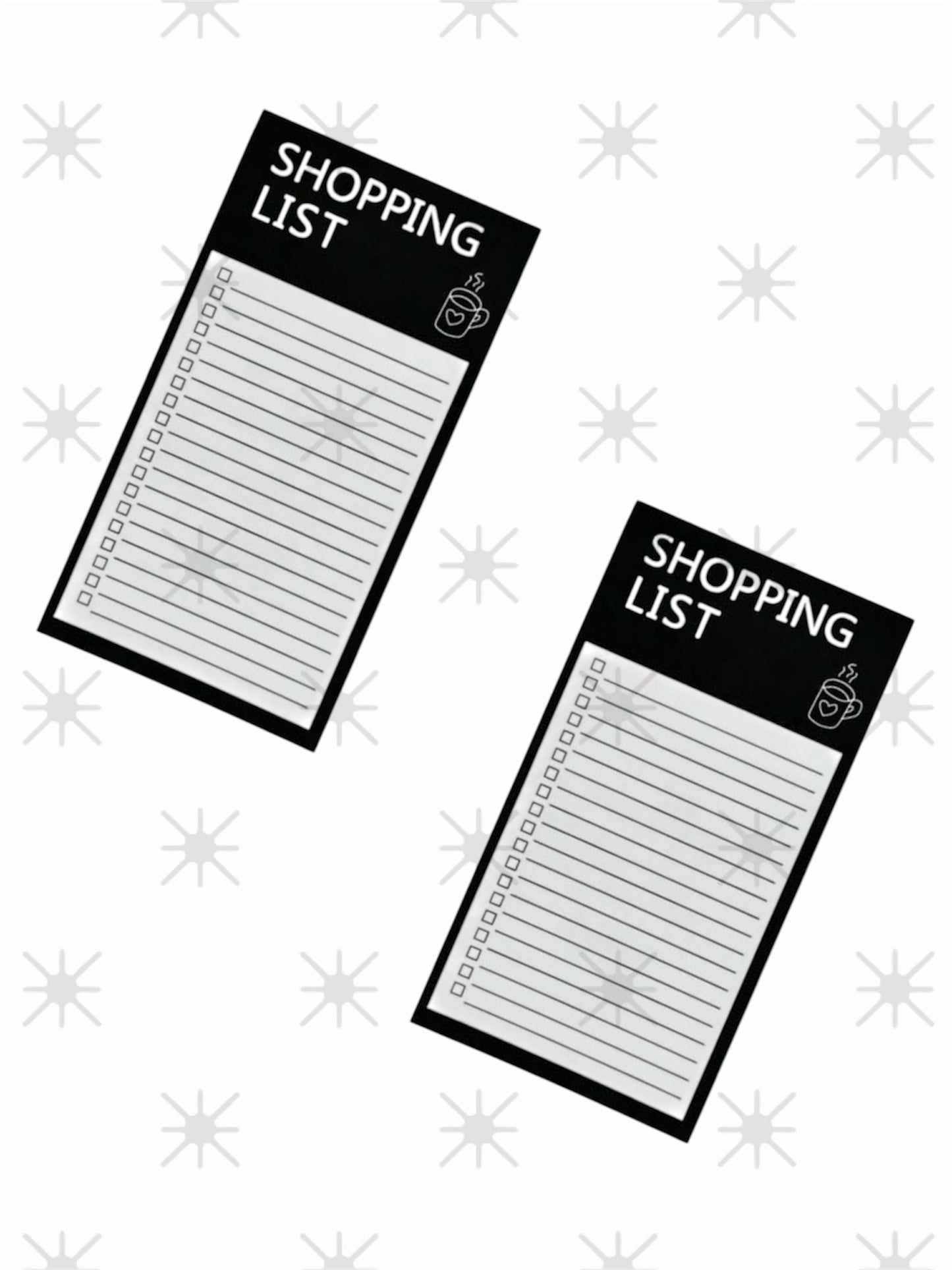 Magnetic Shopping List