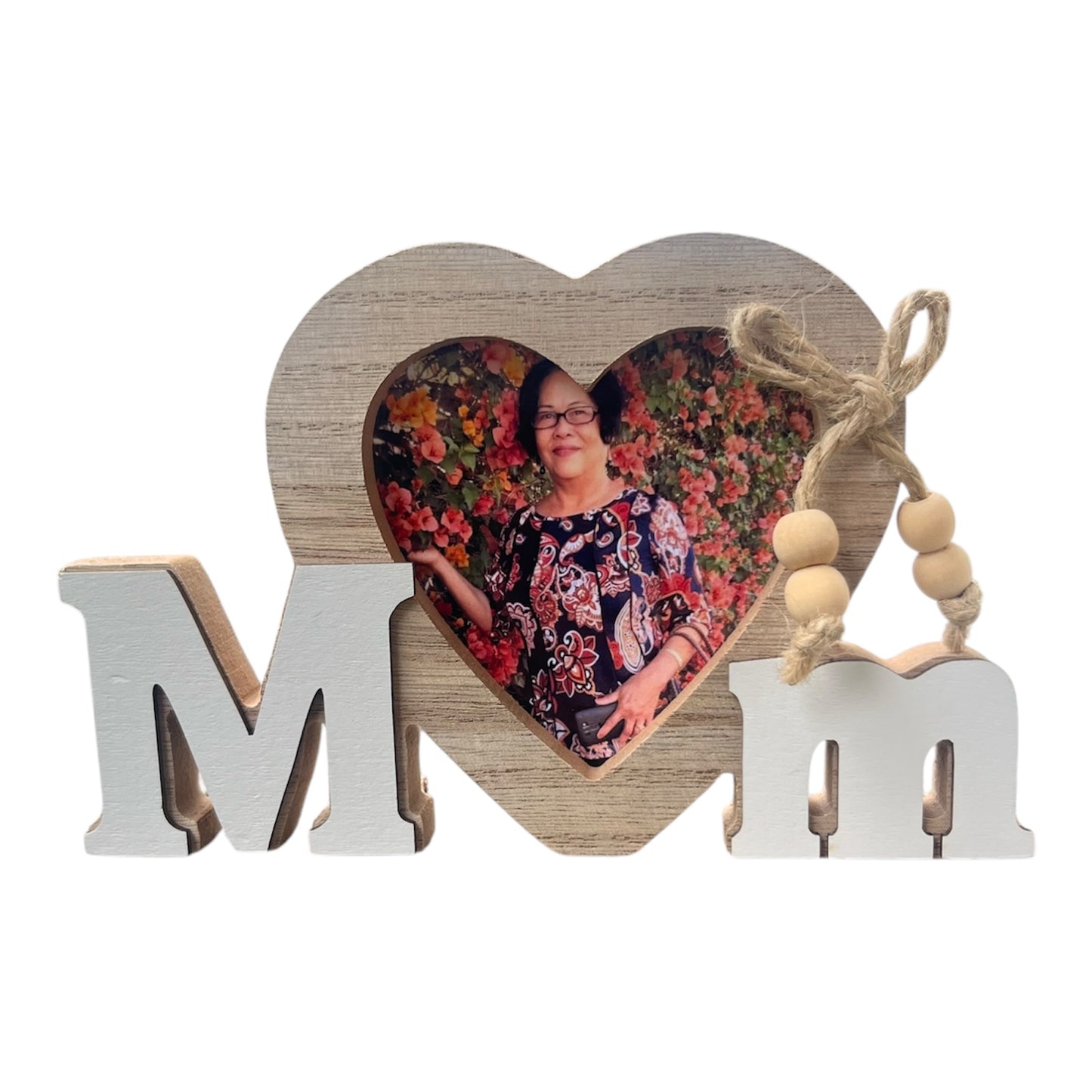 Customize Photo Wood Photo Display “Mom”